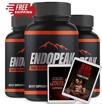 Endopeak 3 Bottles with 2 ebooks and banner